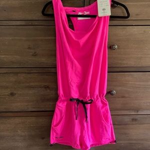 Jo+Jax girls hot pink dance cover up